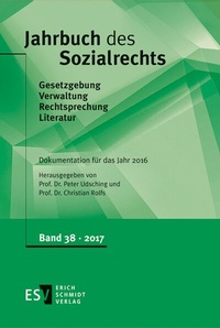 Abbildung von: Jahrbuch des Sozialrechts Dokumentation für das Jahr 2016 - Erich Schmidt Verlag