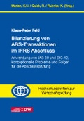 Cover: Bilanzierung von ABS-Transaktionen im IFRS Abschluss - IDW