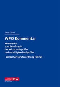 Abbildung von: WPO Kommentar - IDW