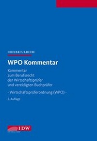 Abbildung von: WPO Kommentar - IDW