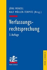 Abbildung von: Verfassungsrechtsprechung - Mohr Siebeck