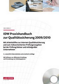 Abbildung von: IDW Praxishandbuch zur Qualitätssicherung 2009/2010 - IDW