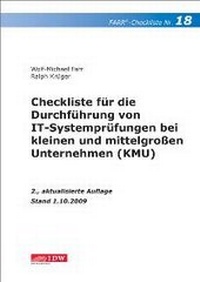 Abbildung von: Checkliste für die Durchführung von IT-Systemprüfungen bei kleinen und mittelgroßen Unternehmen (KMU) - IDW