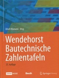 Cover: Wendehorst - Bautechnische Zahlentafeln - DIN Media