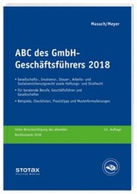 Abbildung von: ABC des GmbH-Geschäftsführers 2018 - Stollfuß