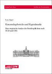 Abbildung von: Konzernlagebericht und Kapitalmarkt - IDW
