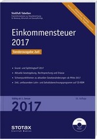 Abbildung von: Tabelle, Einkommensteuer 2017 - Sonderausgabe Juli - Stollfuß