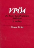 Cover: VP&Ouml;A - Die Preise bei &ouml;ffentlichen Auftr&auml;gen - Werner