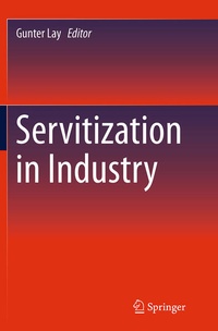 Enlarge image Cover: Servitization in Industry - Springer