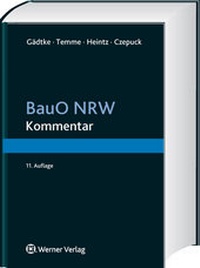 Abbildung von: BauO NRW - Werner