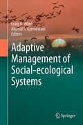 Cover: Adaptive Management of Social-Ecological Systems - Springer