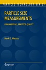 Cover: Particle Size Measurements - Springer