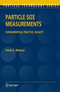 Cover: Particle Size Measurements - Springer