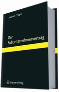 Cover: Der Subunternehmervertrag - Werner