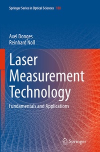 Enlarge image Cover: Laser Measurement Technology - Springer