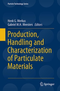 Enlarge image Cover: Production, Handling and Characterization of Particulate Materials - Springer