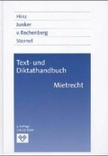 Cover: Text- und Diktathandbuch Mietrecht - Werner