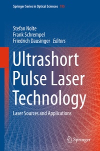 Abbildung von: Ultrashort Pulse Laser Technology - Springer