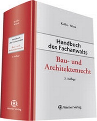 Abbildung von: Handbuch des Fachanwalts Bau- und Architektenrecht - Werner