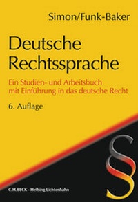 Enlarge image Cover: Deutsche Rechtssprache - Helbing & Lichtenhahn