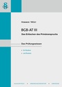 Cover: Skript BGB-AT III - Hemmer-W&uuml;st