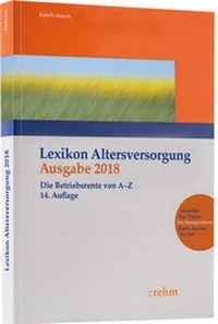 Abbildung von: Lexikon Altersversorgung 2018 - Rehm