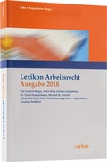 Cover: Lexikon Arbeitsrecht 2018 - Rehm