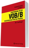 Cover: Einf&uuml;hrung in die VOB/B - Werner