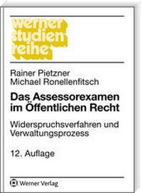 Abbildung von: Das Assessorexamen im Öffentlichen Recht - Werner