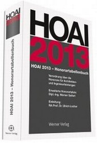 Abbildung von: HOAI 2013 - Honorartabellenbuch - Werner
