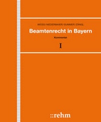 Abbildung von: Beamtenrecht in Bayern - Rehm