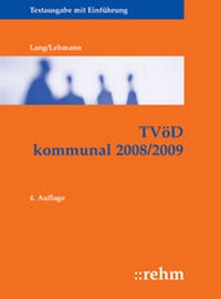 Abbildung von: TVöD Kommunal 2008/2009 - Rehm