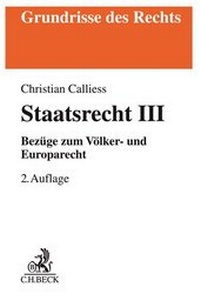 Enlarge image Cover: Staatsrecht III - C.H.BECK