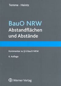 Abbildung von: Abstandsflächen und Abstände Landesbauordnung Nordrhein-Westfalen - Werner