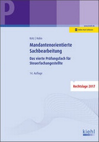 Abbildung von: Mandantenorientierte Sachbearbeitung - Kiehl