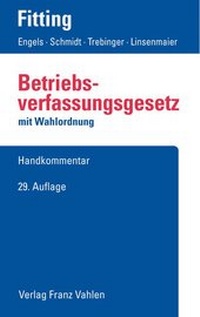 Bild vergrößern Bild: Betriebsverfassungsgesetz: BetrVG - Vahlen