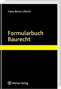 Cover: Formularbuch Baurecht - Werner