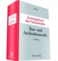 Abbildung von: Formularbuch des Fachanwalts Bau-und Architektenrecht - Werner