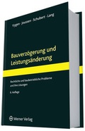 Cover: Bauverz&ouml;gerung und Leistungs&auml;nderung - Werner