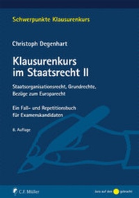 Abbildung von: Klausurenkurs im Staatsrecht II - C.F. Müller