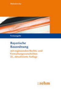 Abbildung von: Bayerische Bauordnung - Rehm