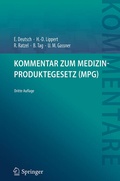 Bild: Kommentar zum Medizinproduktegesetz (MPG) - Springer