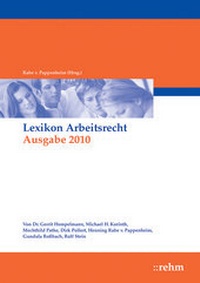 Bild vergrößern Bild: Lexikon Arbeitsrecht 2010 - Rehm