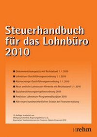 Abbildung von: Steuerhandbuch für das Lohnbüro 2010 - Rehm