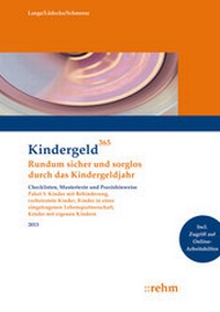 Abbildung von: Verheiratete Kinder, Kinder mit eigenen Kindern, behinderte Kinder 2013 - Rehm