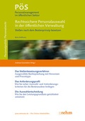 Cover: Rechtssichere Personalauswahl in der &ouml;ffentlichen Verwaltung - Rehm