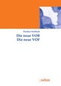 Cover: Die neue VOB Die neue VOF - Rehm