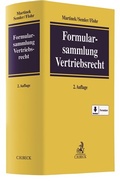 Cover: Formularsammlung Vertriebsrecht - C.H.BECK