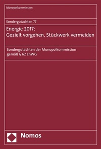 Abbildung von: Sondergutachten 76: Bahn 2017: Wettbewerbspolitische Baustellen - Nomos