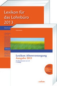 Abbildung von: Buchpaket Lexikon für das Lohnbüro 2013 und Lexikon Altersversorgung 2013 - Rehm